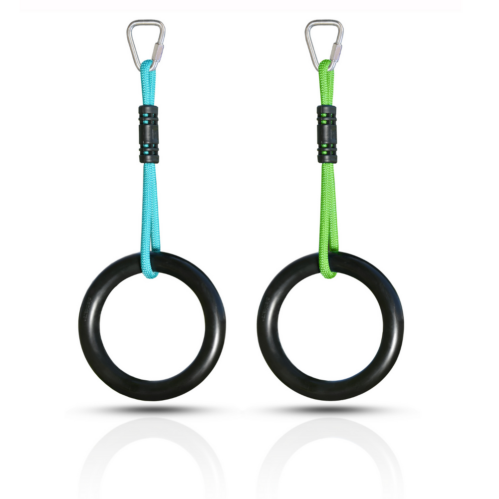 Slackers Ninja Rings with Hanging Rope